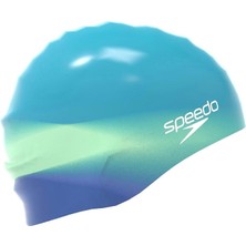 Speedo Speedo Multı Colour Sılc Cap Au Unısex Mavi Yüzücü Bonesi