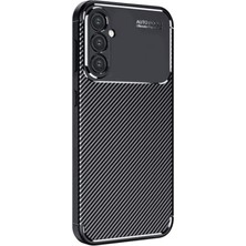 Belirtilmemiş Galaxy A56 Kılıf Auto Focus Karbon Kapak - Siyah