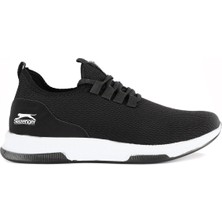 Slazenger ABENA I Erkek Siyah Beyaz Sneaker Hafif ve Esnek Taban ile Günlük Kullanıma Uygun