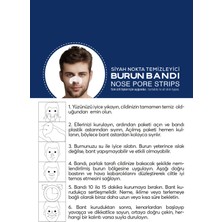 Bezos Burun Bandı Siyah Nokta Temizleme Erkek 6 Lı