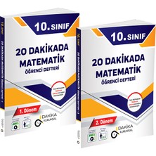 Dakika Yayınları 10. Sınıf 20 Dakikada Matematik Öğrenci Defteri