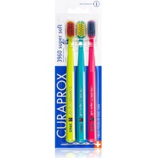 Curaprox 3960 Süper Soft 3'lü Diş Fırçası Yumuşak Kıllarla Nazik Temizlik için Tasarlandı