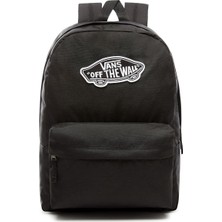 Vans Realm Kadın Siyah Sırt Çantası VN0A3UI6BLK1 Günlük Kullanım İçin Şık ve Fonksiyonel
