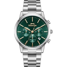 Slazenger SL.09.2545.2.03 Çelik Kordon Çelik Kasa 10 Atm Suya Dayanıklı Metalik Renk Erkek Kol Saati