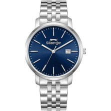 Slazenger SL.09.2529.1.02 Takvimli 10 Atm Suya Dayanıklı Çelik Kasa Metal Renk Erkek Kol Saati