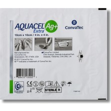 Convatec Aquacel Ag+ Antimikrobiyal Yara Örtüsü 10X10CM Hafif ve Dayanıklı Özellikte