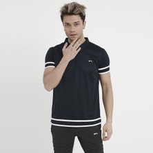 Slazenger REDMOND IN Erkek Polo Yaka Lacivert Tişört