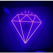 Deccor Evim Neon LED Diamond Elmas Pırlanta