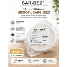 Teksomed Rulo Sargı Bezi 10 cm x 100 Metre ( 2 Adet)