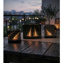 Glow Designing Sonsuzluk Aynalı Set Mumluk