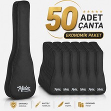 Midex CS-26A-50X Tenör Ukulele Çantası 50'li Paket Kaliteli Siyah Kılıf (50 Adet)
