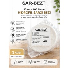 Teksomed Rulo Sargı Bezi 10 cm x 100 Metre (3 Adet)