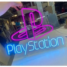 Deccor Evim Sony Playstation Neon LED Tabela 70X50