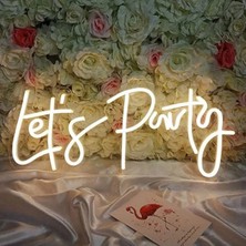 Deccor Evim Lets Party Neon LED Duvar Aydınlatma