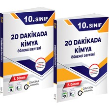Dakika Yayınları 10. Sınıf 20 Dakikada Kimya Öğrenci Defteri