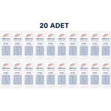 20 Adet Adwa 12880 Μs/cm Ec Kalibrasyon Solüsyonu 20 ml Tek Kullanımlık Poşet (Adwa AD32 ile Uyumludur)