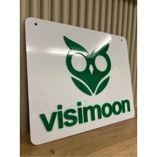 Deccor Evim Kare Pleksi Üzeri Pleksi Yapıştırma Tabela Kişiye Özel