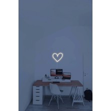 Deccor Evim Kalp Neon LED Duvar Aydınlatma