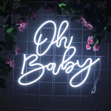 Deccor Evim Oh Baby Neon LED Duvar Aydınlatma