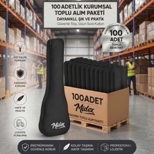 Midex CS-26A-100X Tenör Ukulele Çantası 100'LÜ Paket Kaliteli Siyah Kılıf (100 Adet)