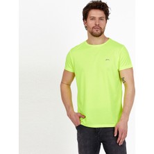 Slazenger REPUBLIC Erkek  Neon Yeşil Tişört