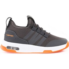 Slazenger EBBA I Koyu Gri Erkek Çocuk Sneaker Günlük Kullanıma Uygun Konforlu Tabanlı