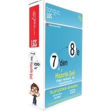 Tonguç Akademi 7'den 8'e Hazırlık Seti 460 Sayfa Türkçe Kitaplar 8. Sınıf için Sınav Hazırlığı