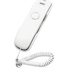 Karel TM902 Beyaz Duvar Telefonu Masa Telefonu Modern Dizayn ve Yeni Çağrı Göstergesi