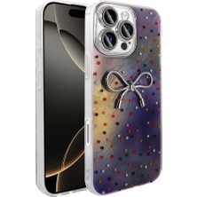 Zore iPhone 16 Pro Max Kılıf Kamera Korumalı Figürlü Nvth Ponti Silikon Kapak - Lila