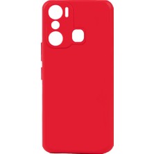 Zore Infinix Hot 20I Kılıf Nvth Biye Silikon-Kırmızı