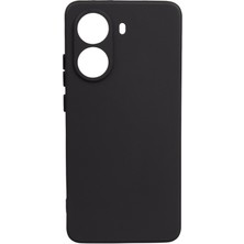 Zore Poco X7 Pro Kılıf Nvth Biye Silikon - Siyah