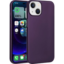 Zore Apple iPhone 15 Plus Kılıf Nvth Premier Silikon Kapak-Derin Mor
