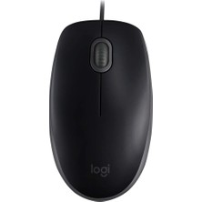 ÖNÇ - PRİME Logıtech 910-005508, B110 Siyah, USB Kablolu, 1000DPI, Optik, 3 Tuşlu, Mouse