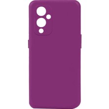Zore One Plus 9 Kılıf Nvth Biye Silikon-Mor