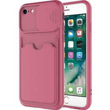 Zore iPhone Se 2022 Uyumlu ​nvth Kartix Kapak-Koyu Mor