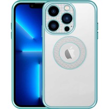 Zore iPhone 12 Pro Max Uyumlu Kamera Korumalı Logo Gösteren Nvth Esta Kapak-Yeşil