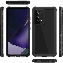 Zore Galaxy S21 Ultra Kılıf 1-1 Su Geçirmez Kılıf-Siyah