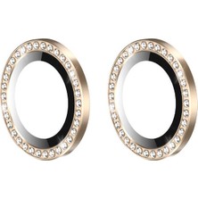 Zore iPhone 12 Uyumlu Nvth Cl-06 Kamera Lens Koruyucu-Gold