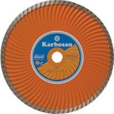 Karbosan 115 mm Turbo Mermer Fayans Granit Kesme Diski Elmas Kesi Dayanıklı ve Uzun Ömürlü