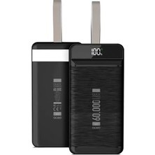ÖNÇ - PRİME Powerway QC60 60000 Mah 3.0 Kablolu 22.5W Powerbank