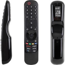 ÖNÇ - PRİME Weko  Lg MR21GA AKB76039904 Netflix-Prime Video-Disney+ Tuşlu Ses Komutlu Lcd-Led Tv Sihirli Kumanda