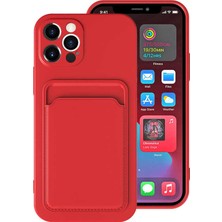 Zore iPhone 12 Pro Max Kılıf ​​nvth Ofix Kapak-Kırmızı