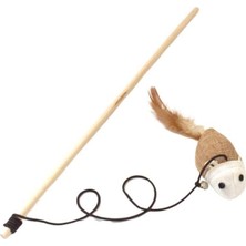 Mixpet Fare Figürlü Tahta Saplı Kedi Oltası 40 cm