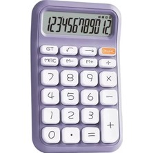 ÖNÇ - PRİME Powermaster PM-25411 MOR 12 haneli hesap Makinesi