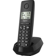 ÖNÇ - PRİME Gigaset Pure 100 Siyah Dect Telsiz Telefon - 14 Saat Konuşma 50 Kişilik Rehber Kapasitesi
