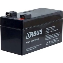 ÖNÇ - PRİME Orbus 12 Volt 1.3 Amper Kuru Akü ORB12-1.3 (96X42X52 Mm)