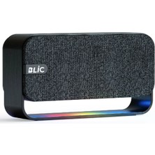 Blic Bls-70 Rgb Işıklı 12W Tws Güçlü Bass Bluetooth Hoparlör - Tws Destekli, Kumaş Dokulu