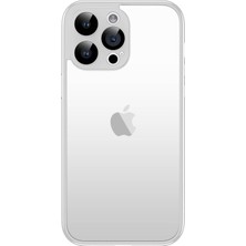 Zore Apple iPhone 15 Pro Kılıf Nvth Kamera Korumalı Bontez Bumper-Gümüş