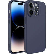 Zore Apple iPhone 14 Pro Max Kılıf Nvth Kamera Korumalı Mara Laaakan Kapak-Lacivert
