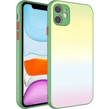 Zore iPhone 11 Uyumlu Kamera Korumalı Renkli Temperli Nvth X-Cam Kapak-No9